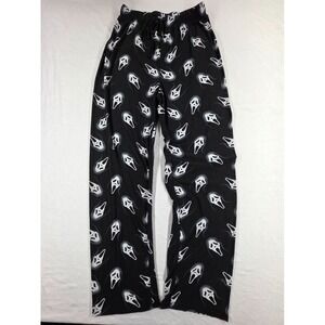 Ghost Face Black Pajama Sleep Pants MENS SIZE S Funworld